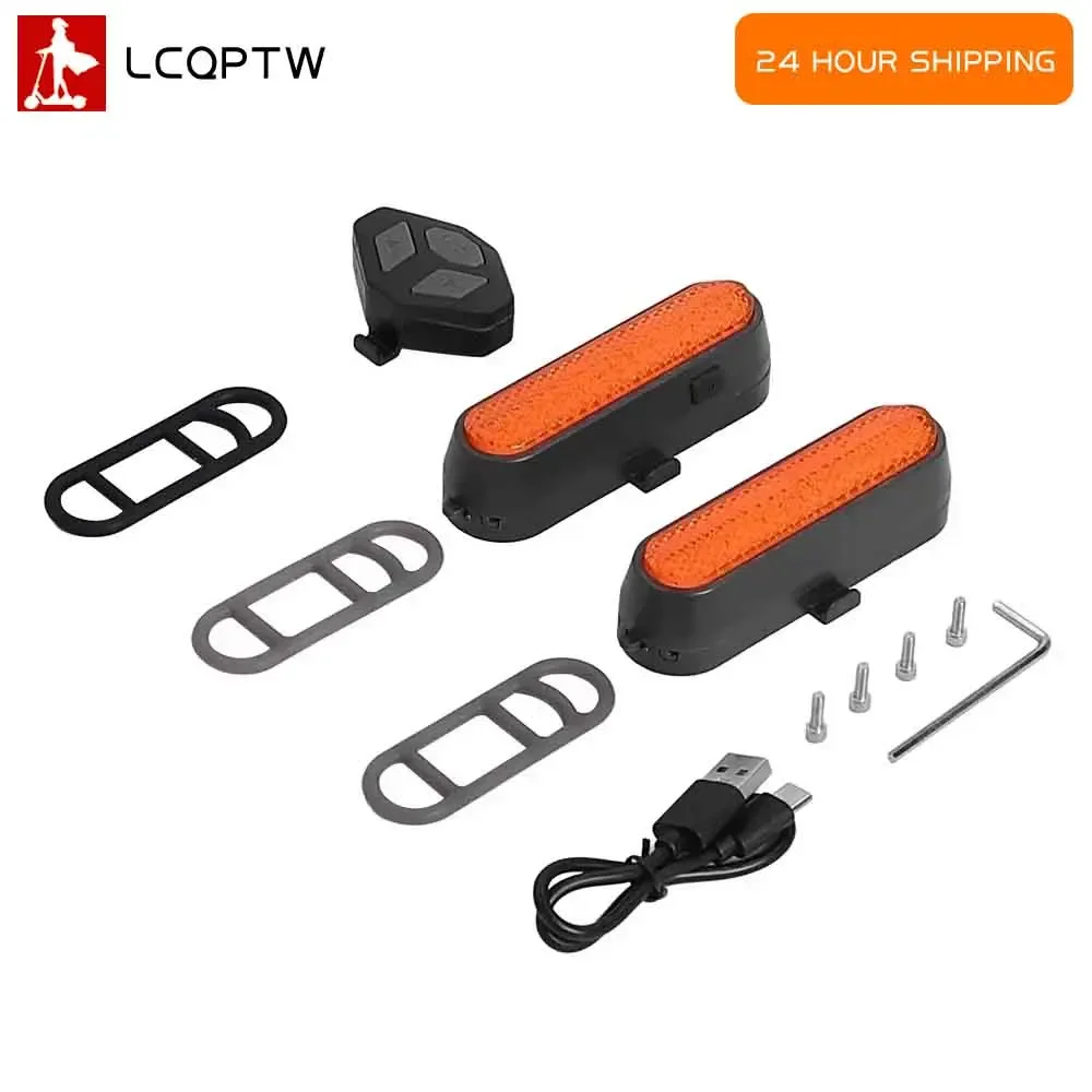 

Signal Turn Light For Electric Scooter Safety Warning Night Taillight Light Wireless Remote Control Attachment