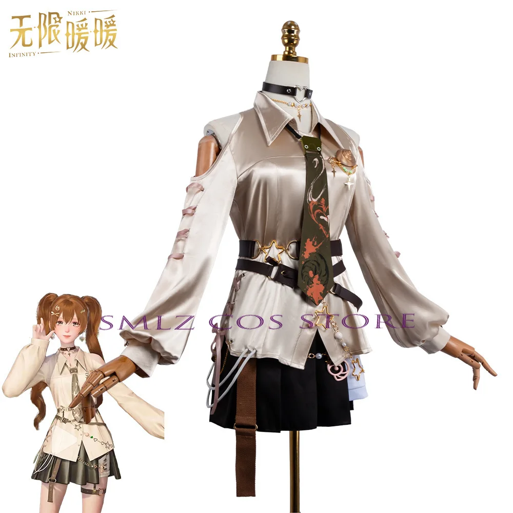 Itzan Cosplay Game Nikki Cosplay Infinity Cosplay Costume Woman Top Skirt Wig Set Halloween Party Outfits for Women  view 3