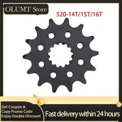 Motorcycle 14T 15T 16T Sprocket Chain Gear For Yamaha Off Road WR450 YZ450 YFZ450 WR250 YZ250 MX400 YZ400 WR400 YZ426 WR426