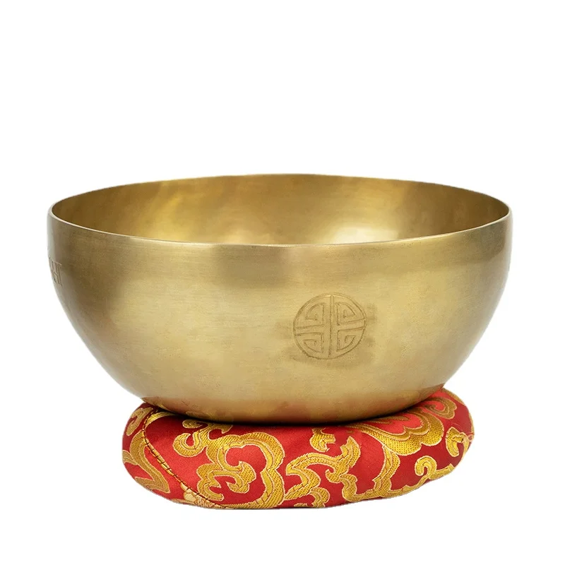 24cm Large Nepal Singing Bowl Handmade Buddha Sound Bowl Yoga Meditation Chanting Brass Tibetan Bowls Sound Healing Instrument