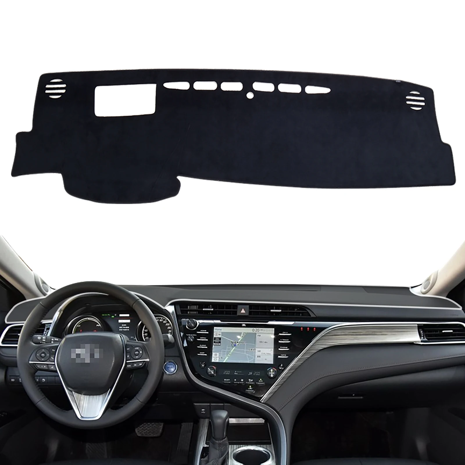 

for Toyota Camry Dashboard Pad Cover 2018 2019 CAMRY8 HUD Anti-Slip Dash Mat Dashmat Sunshade Protective Carpet