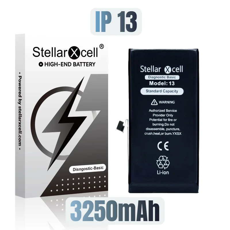 StellarXcell Diagnostische Batterij Show100 gezond  Origineel voor iPhone 12 13 14 15 mini Plus Pro Promax met gratis tools