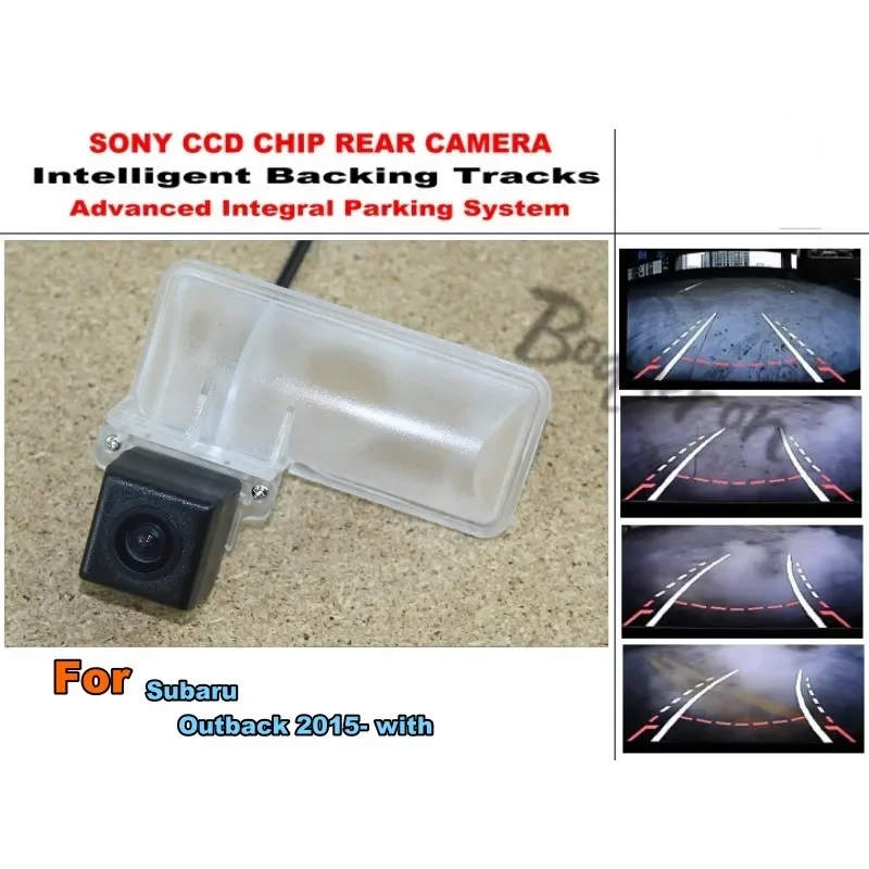 

For Subaru Outback 2015- with Smart Tracks Chip Camera / HD CCD Intelligent Dynamic Parking Car Rear View Camera