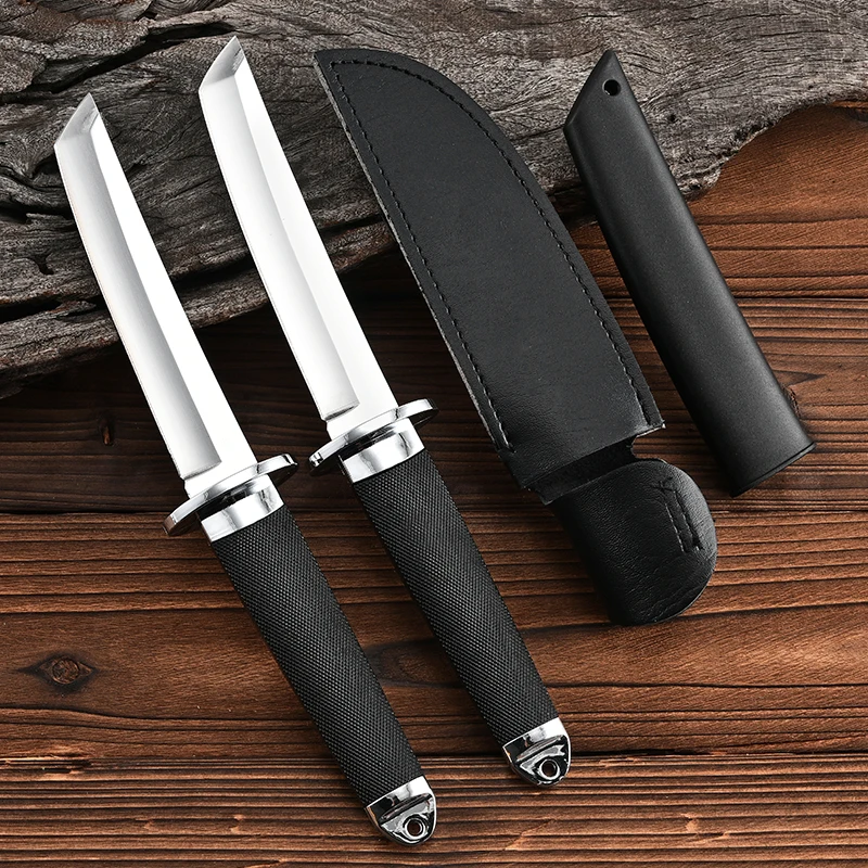 Exquisite katana style kitchen knife, sharp versatile fruit knife, fixed blade cutting meat and vegetable utensils,kitchen lools