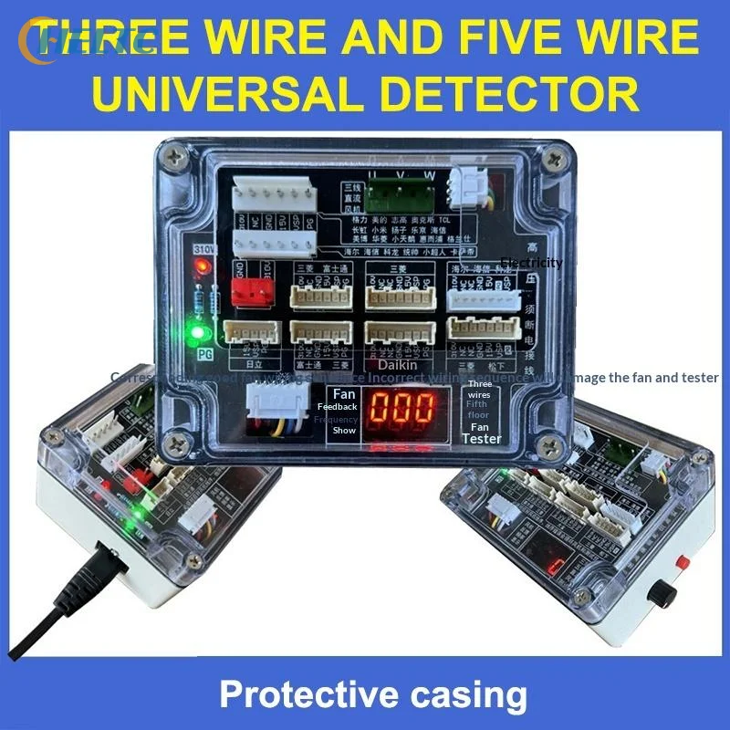Air Conditioner 3-Wire/5-Wire DC Fan Motor Tester Short-Circuit Protection DC Protection Drive For HVAC Board Circuit Fan