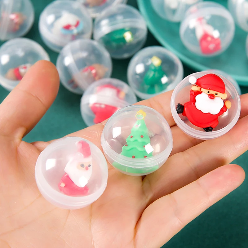 10 ชิ้น/ถุงการ์ตูนคริสต์มาสตุ๊กตา Twister ของเล่นเด็กวันเกิดคริสต์มาสของขวัญโรงเรียนรางวัลสมบัติกล่องของขวัญกระเป๋า FILLER