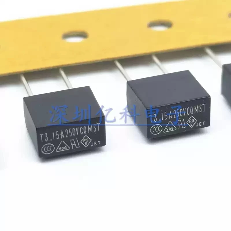 10pcs T1A T2A T3.15A T5A 250V Square Fuse Tube CQMST LCD Power Board MST Power CQ