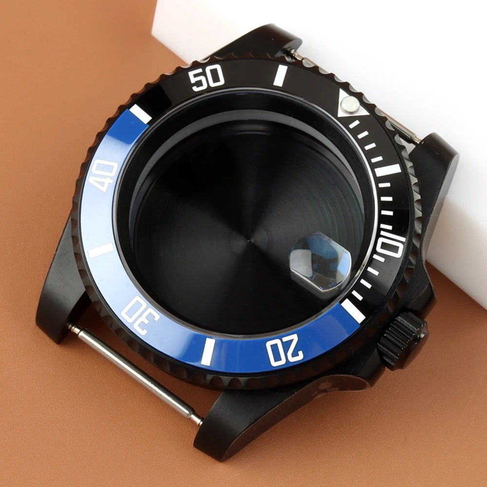 

NH35 40MM Case For GMT SUB YACHT-MASTER Watch Case Fit NH34 NH35 NH36 NH38 Movement 28.5mm Dial 316L Steel Watch Accessories