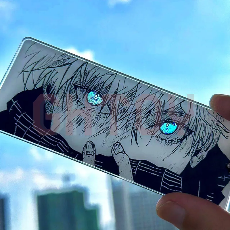 

14cm/5.51in Cartoon Character Satoru Gojo Shining Eyes Keychain Pendant Anime Jujutsu Acrylic Toy Backpack Accessories Boys Gift