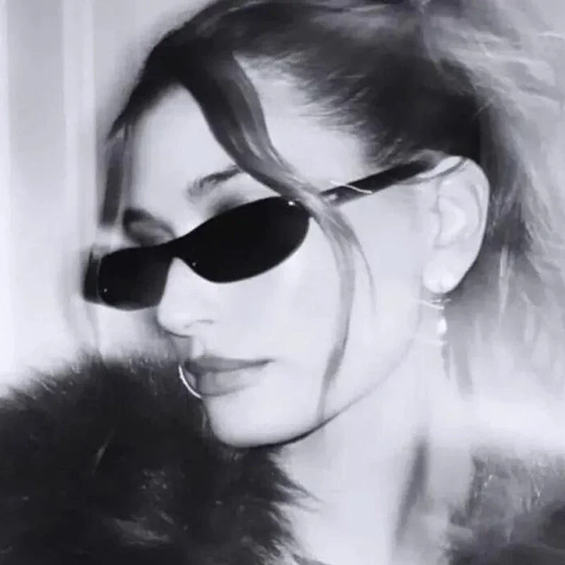 إطار صغير البيضاوي النظارات الشمسية النساء العلامة التجارية مصمم خمر مرآة نظارات شمسية الإناث شخصية الموضة ظلال Oculos دي سول #2