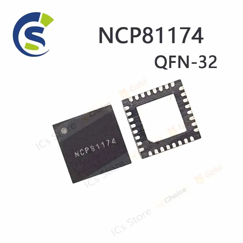 5PCS 100% New NCP81174MNTXG NCP81174 QFN-32 Chipset