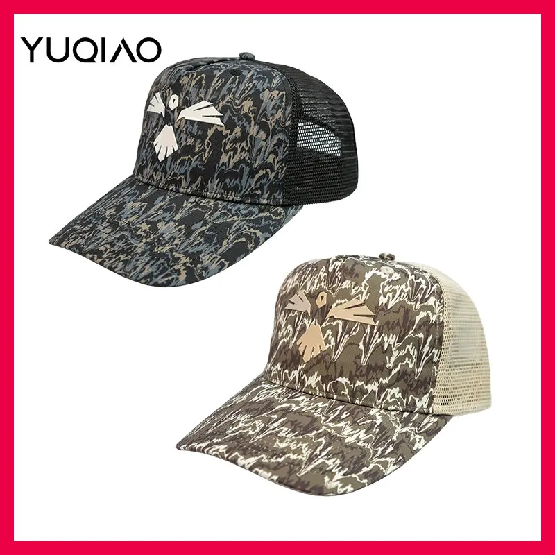 

YUQIAO-Men and Women's Adjustable Sun Peaked Camouflage Cap, Unisex, Sunproof, Outdoor, Fishing, Hunting, Hiking, Golf, Baseball