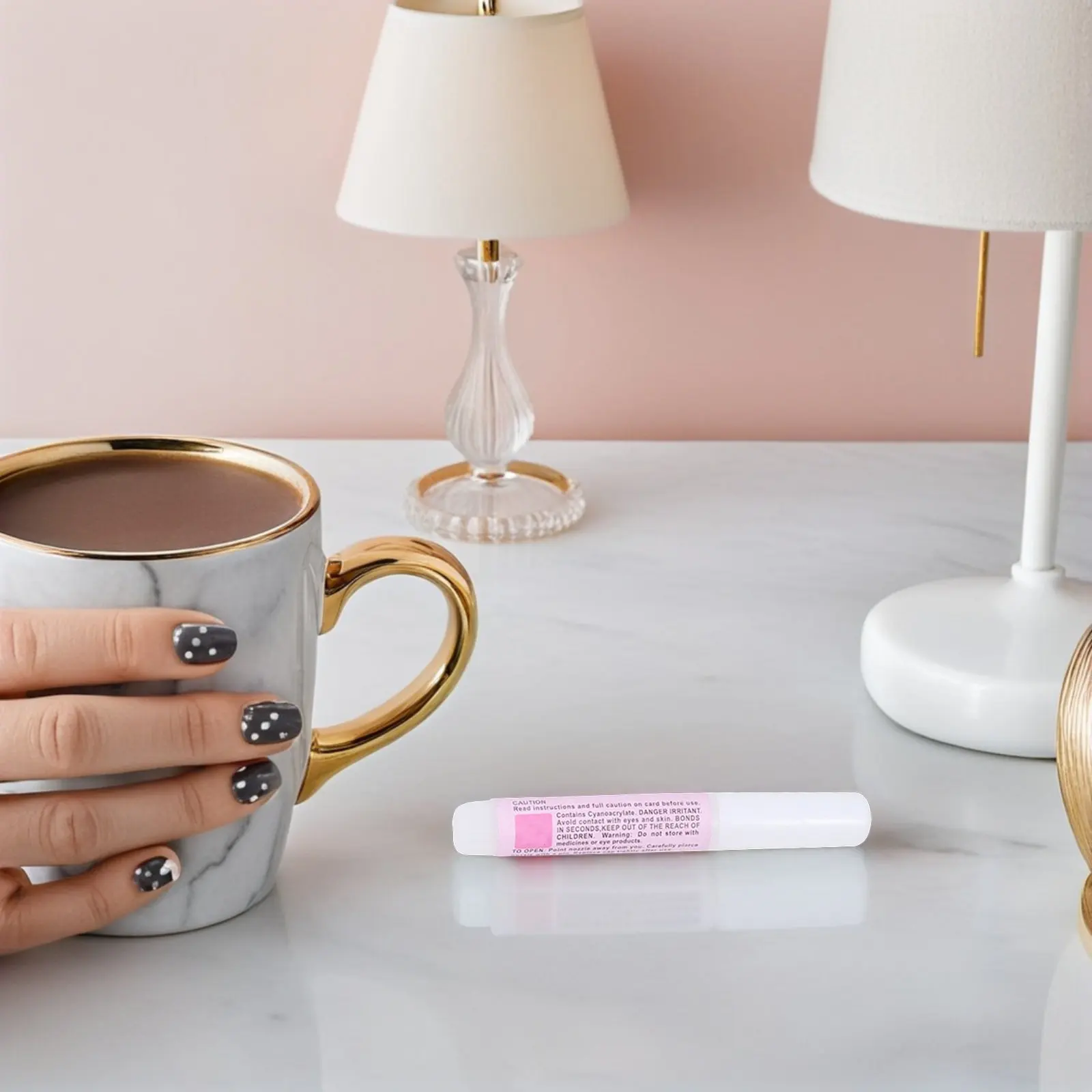 

25Pcs Nail Glue for Nail Art Rhinestones French Tips Press on Nails Fast Drying Strong Adhesive Salon Manicure Tool Premium Safe