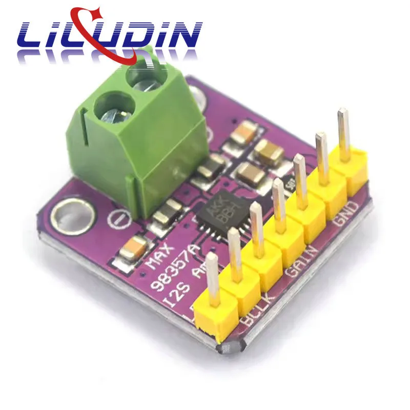 Max98357 I2S 3W Class D Amplifier Breakout Interface Dac Decoder Module Filterless Audio Board For Raspberry Pi Esp32