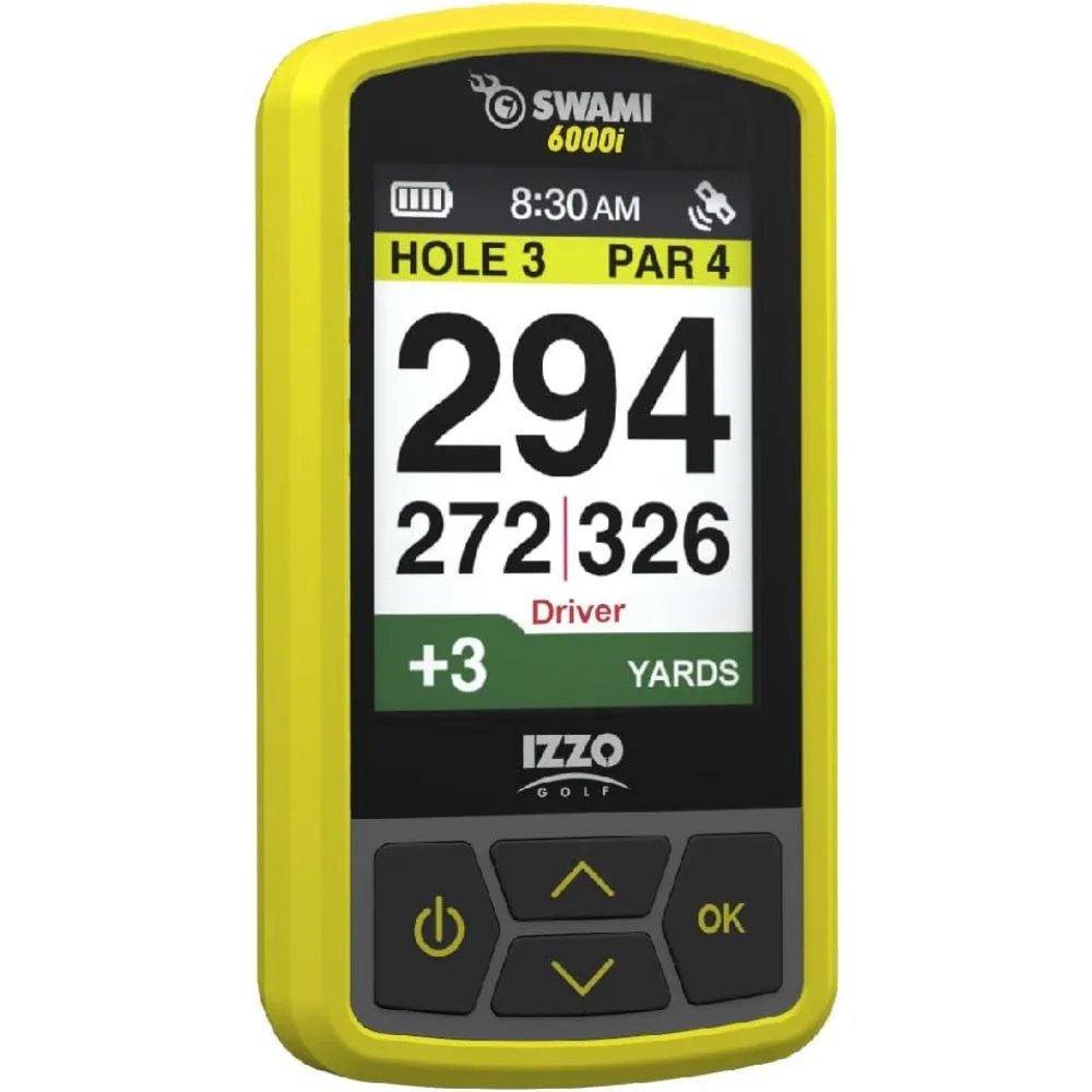 Swami 6000 GPS de Golf portátil, pantalla a Color resistente al agua con 38.000 mapas de campo y marcador