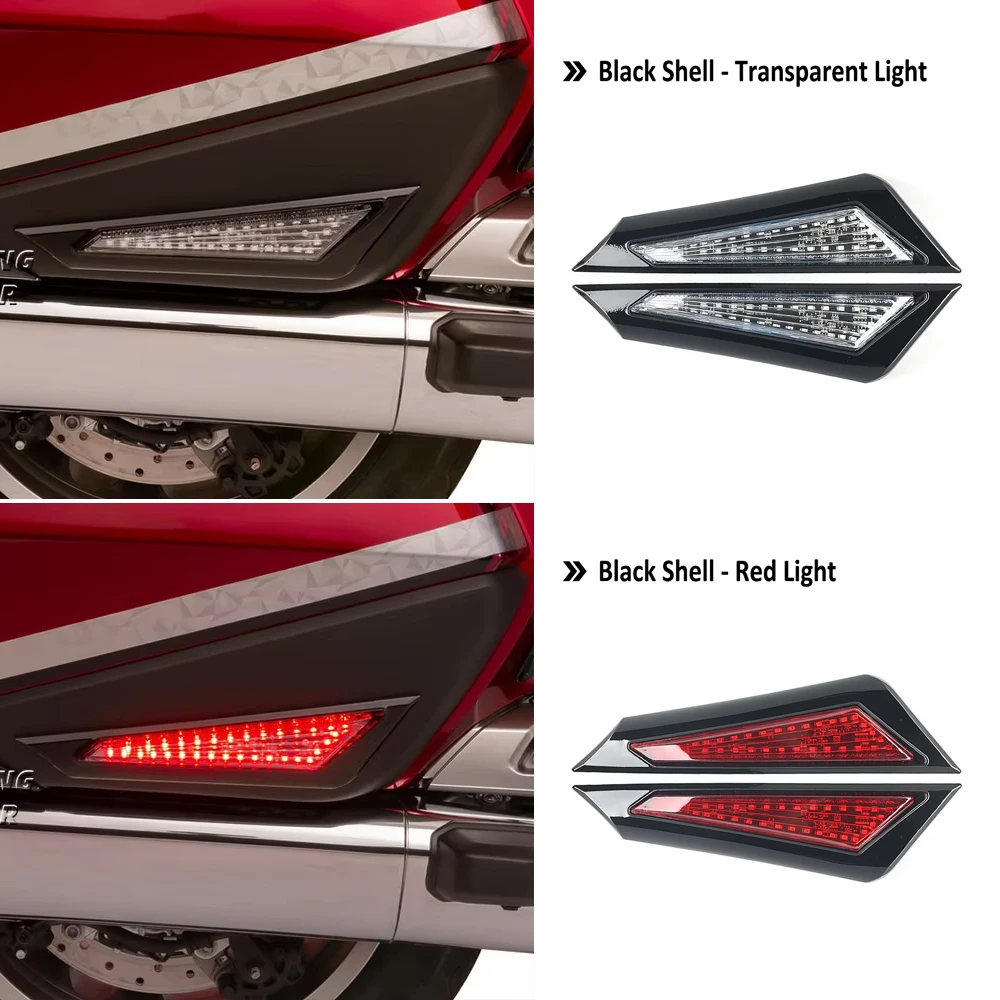 

Motorcycle Saddlebag Side Indicator LED Marker Lights Decorative Lamp For Honda Goldwing Gold Wing GL 1800 GL1800 F6B 2018-2023