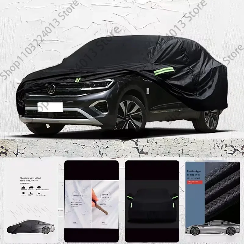 

For Volkswagen Talagon Anti-UV Sun Shade Rain Snow Resistant Dustproof Car umbrella Full Car Cover Outdoor Protection