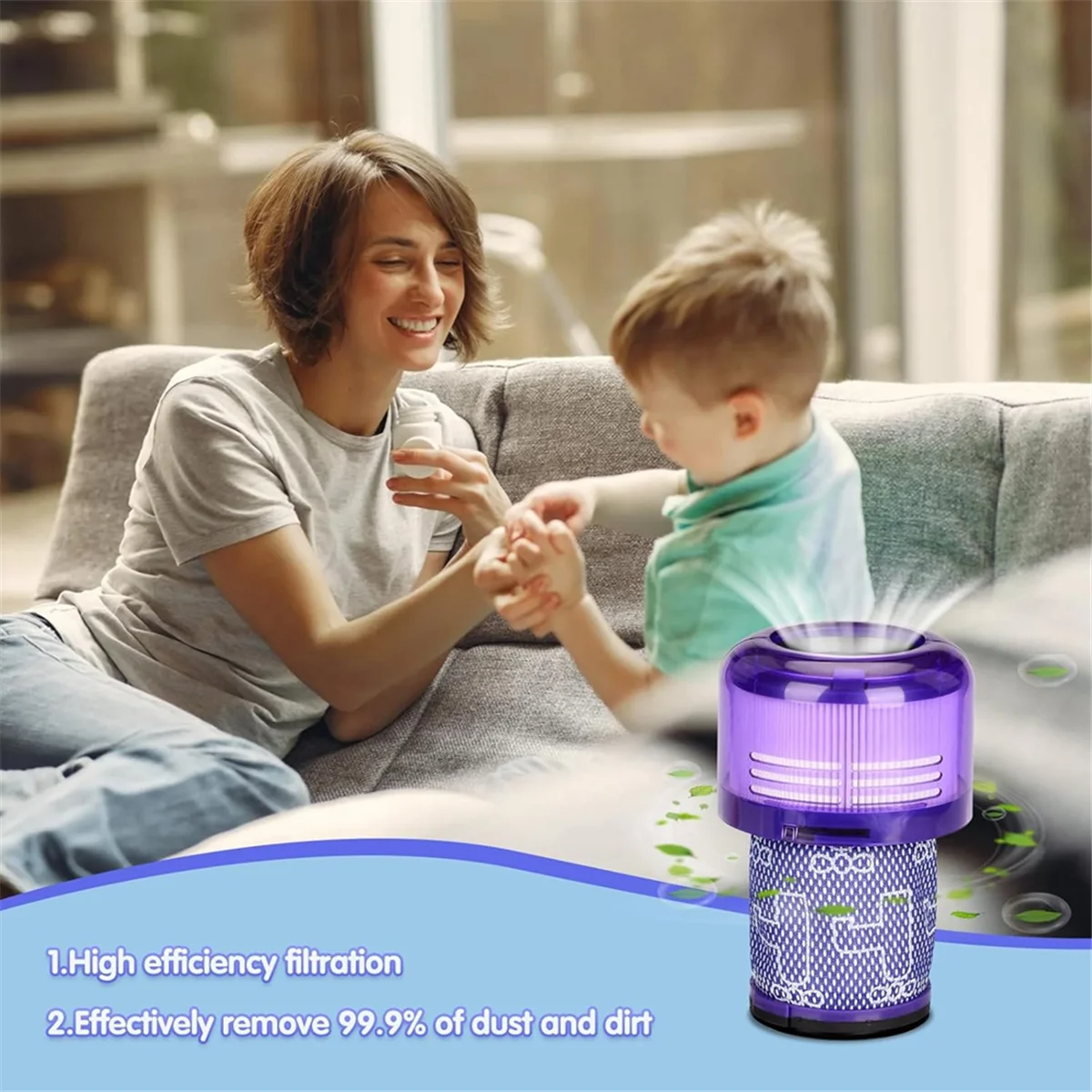 FZFZ Hepa フィルター交換用 V12 Detect Slim Absolute V12 Detect Slim 掃除機交換部品 971517-01