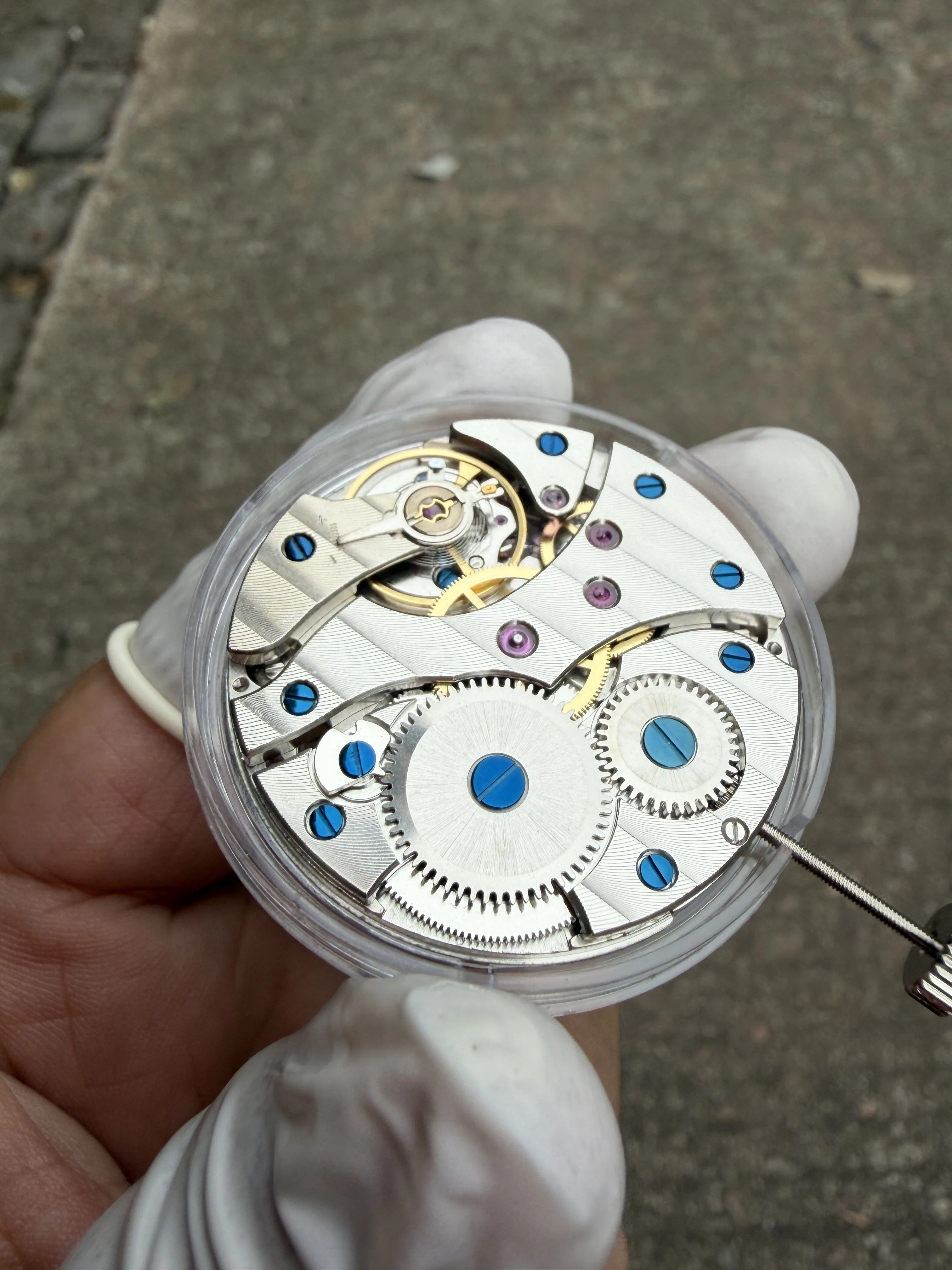 Original ST3620 manual winding movement 17 jewel watch repair watch movement small second hand 6 o'clock replacement ETA6498