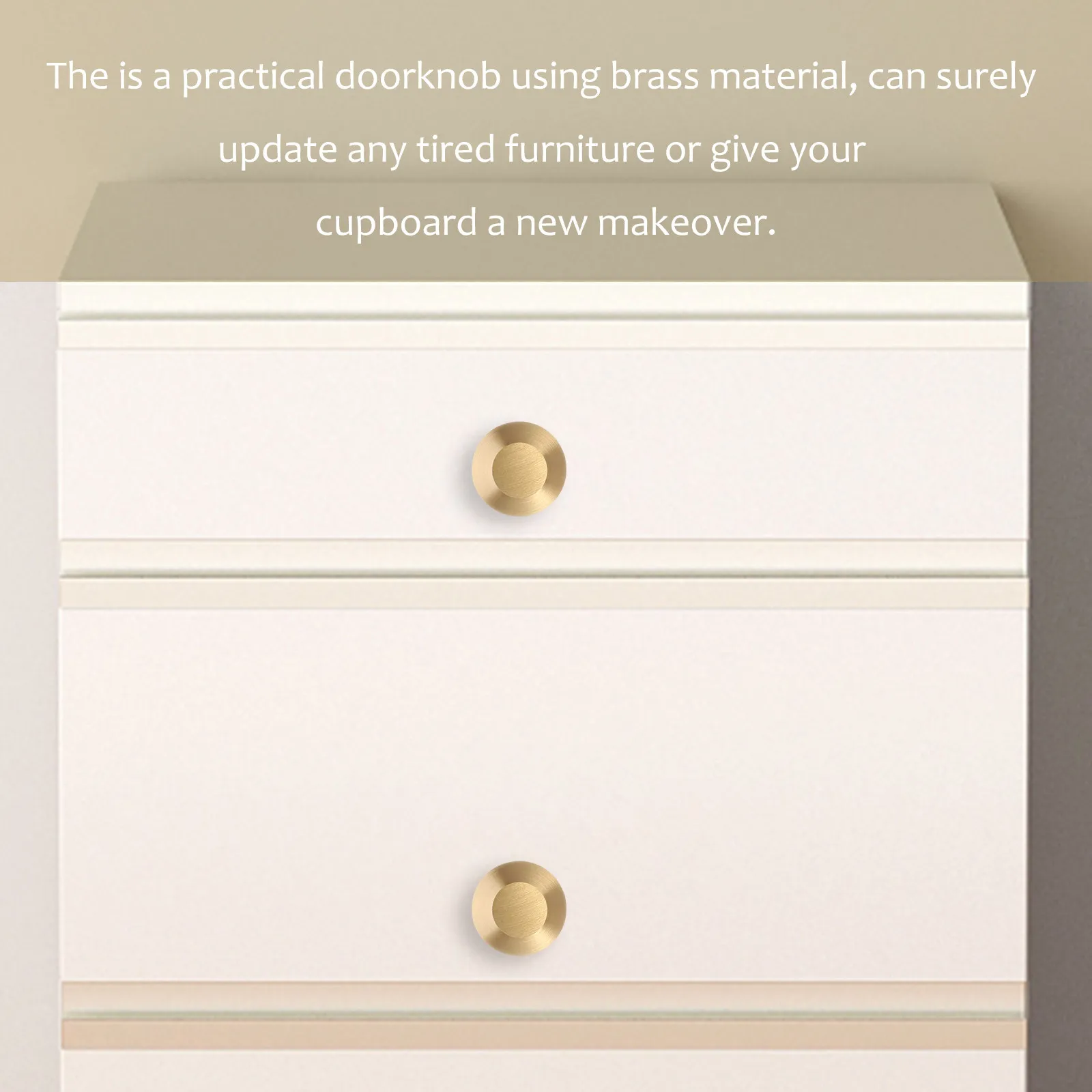 2Pcs Brass Pull Handle Golden Cabinet Knob Drawer Pull Cupboard Wardrobe Dresser Chest Hardware Replacement for Modern