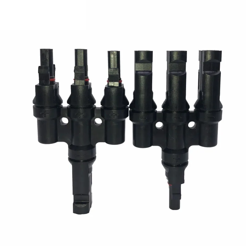 

1 pair 3 to 1 T Branch Connectors Solar Pair SOLAR PV Connectors MMF FFM for PV / Photovoltaic System