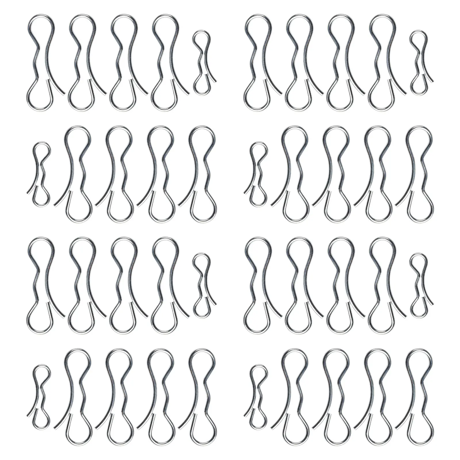 Lawn Mower Parts Deck Clip Garden Power Tools Accesories 194208 194209 532194209 8pcs Bow Tie Lock Cotter Brand New
