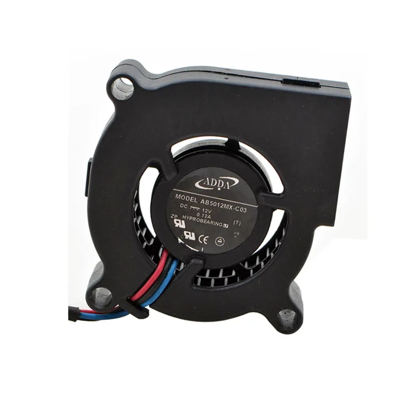 

NEW ORIGINAL AB5012MX-C03 12V 0.12A 5020 50*50*20mm COOLING FAN RADIATOR