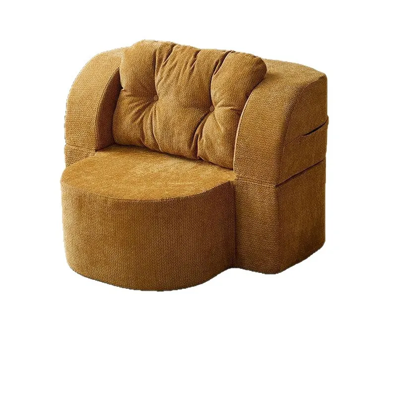 Lazy sofa can lie down and sleep, retro style single compression sofa, household