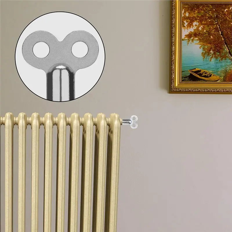 ABKS-مجموعة مفاتيح الصمام مكونة من 6 قطع لثقب نزيف المبرد والسباكة للمشعات والحنفيات