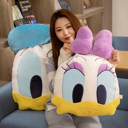 Disney Over Size Donald Duck Daisy Duck Plush Toy Soft Cuddly Stuffed Anime Back Cushion Throw Pillow Birthday Gifts For Girl