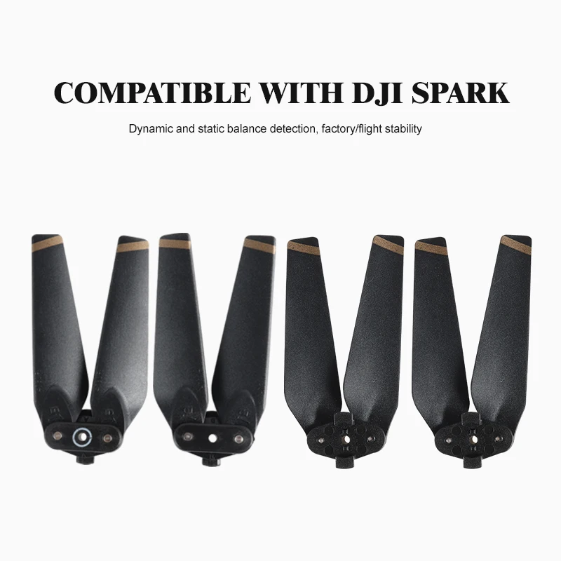 

Copy 4Pcs/Set Quick Release Carbon Fiber Folding Propeller 4730F For DJI Spark Drone Drone Accessories