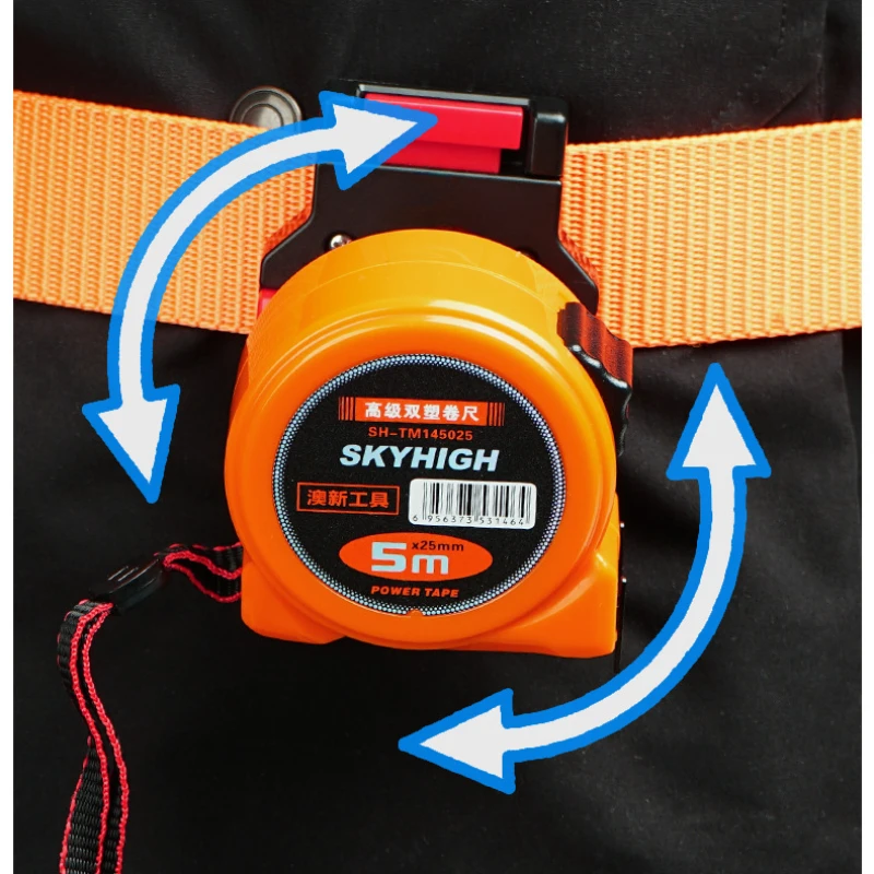Tape Hanger Tape Measure J Thickening Belt Clip Fixed Tape Measure Convenient Homework Automatic Buckle Buckle Modern Tools
