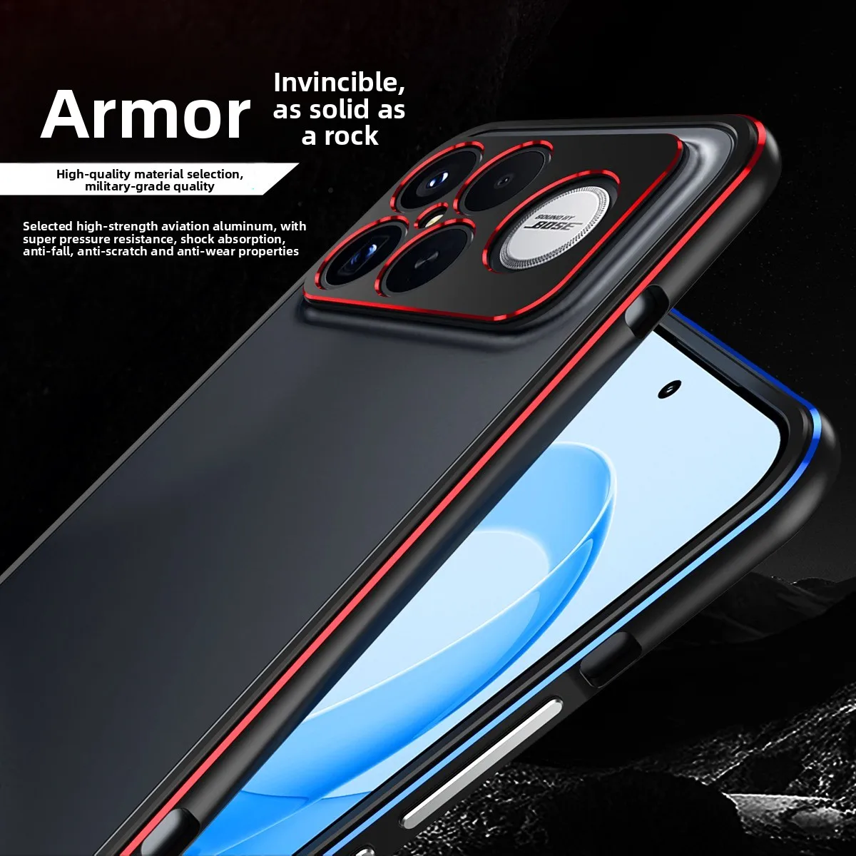 Case For POCO F9 F8 Ultra Pro Lightweight Aluminum Alloy Frame Heat Dissipation Drop Protection Cover Shockproof Bumper Funda