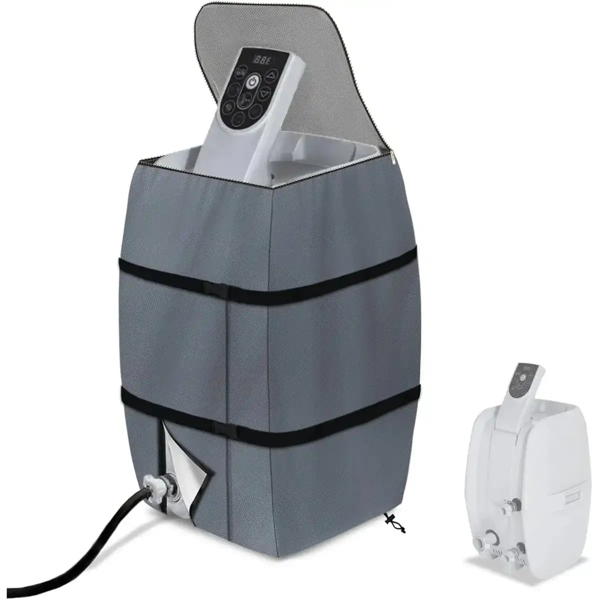 Hot Tub Spa Heater Pump Cover Waterproof Dustproof Outdoor SPA Pump Protective Cover All Weather Protection
