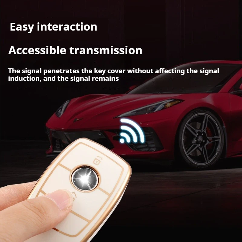 TPU Key Fob Cover for Mercedes Benz A B C E S Class W204 W205 W212 W213 W176 GLC MAYBACH Keyless Soft Case