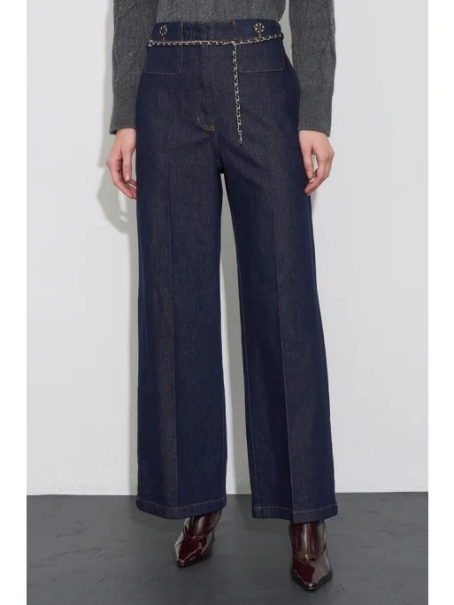 

Модные джинсы с высокой талией и прямыми штанинами, удобные для повседневной носки, из эластичного хлопкового денима, с поясом, для весны и лета, женские