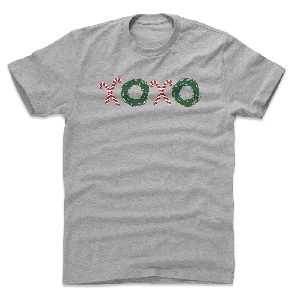 

Cute Christmas Men's Cotton T Shirt Treats and Holiday Sweets Seasonal XOXO WHT