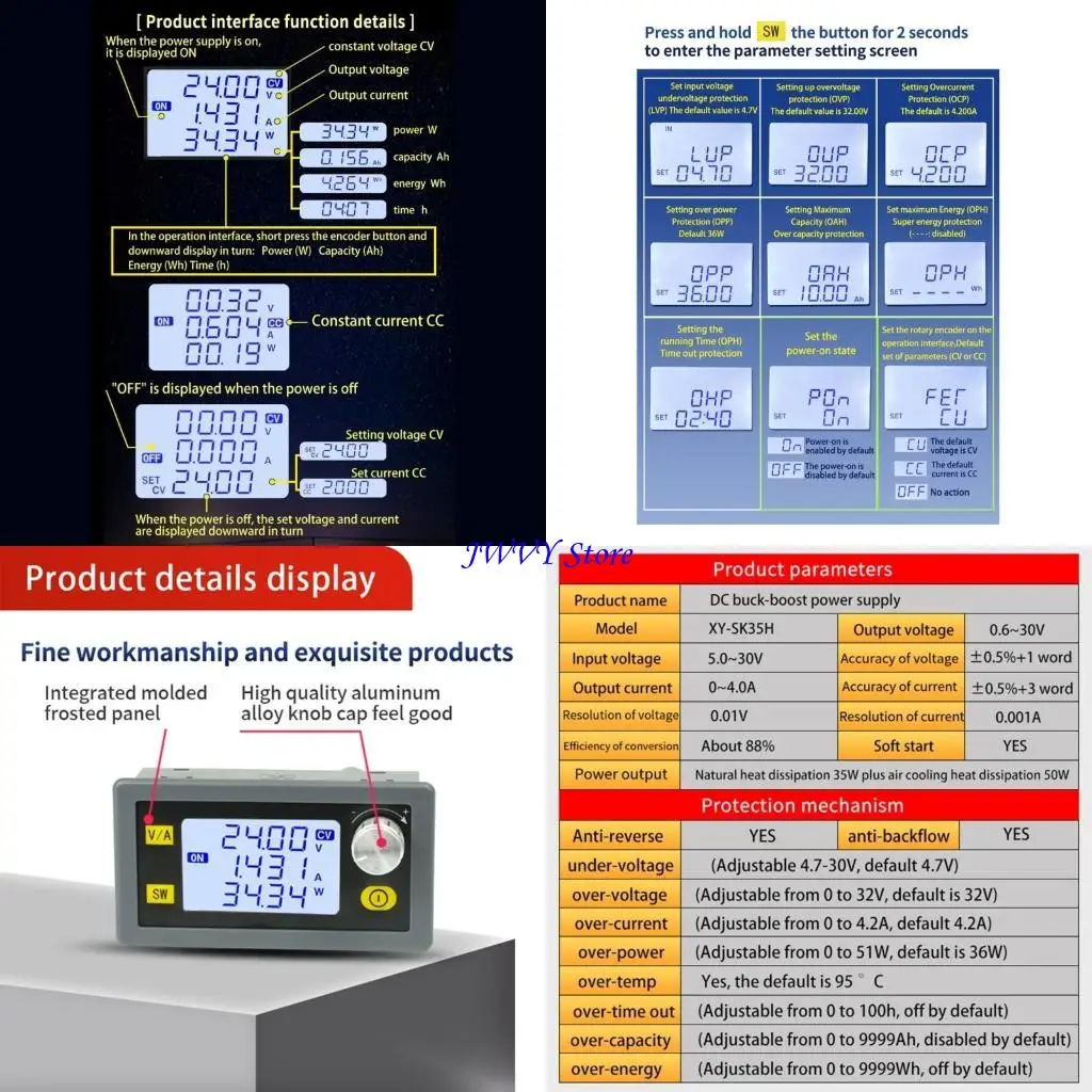 573A Constant Voltages Current Adjustable Power Modules SK35H DC5~30V to DC0.6~30V