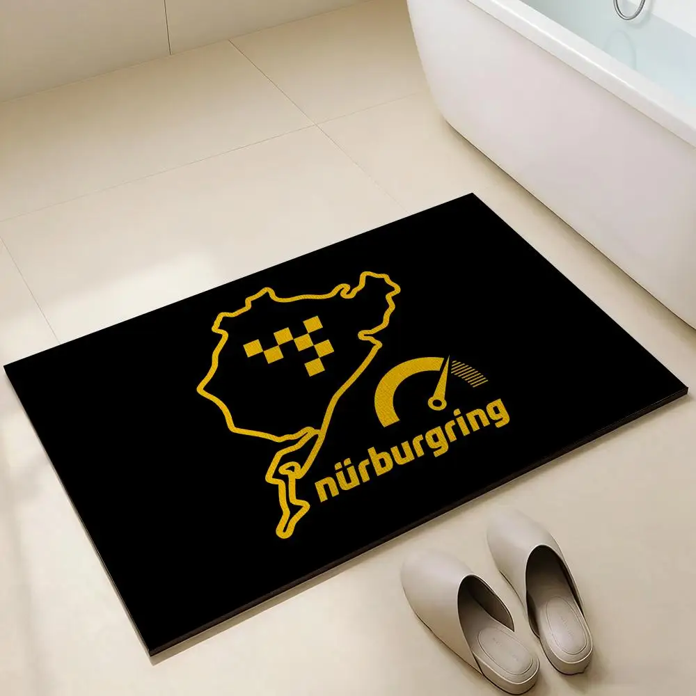 Floor Mat Diatomaceous Earth Bath Mat, QuickDrying, Water Absorb，MultiScene Household Floor Mat N-NurburgringS
