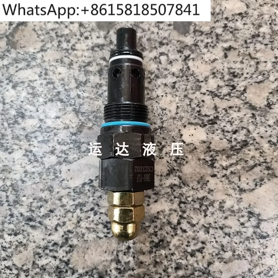 Sanitation truck pressure regulating valve, relief valve 24 * 1.5 multi-way valve, red five-ring loader, excavator ZM60-YLF