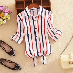 2024 Spring Summer New Cotton Large Loose Slimming Cardigan Top Women's Clothing Korean Casual Striped Checkered Shirt for Women