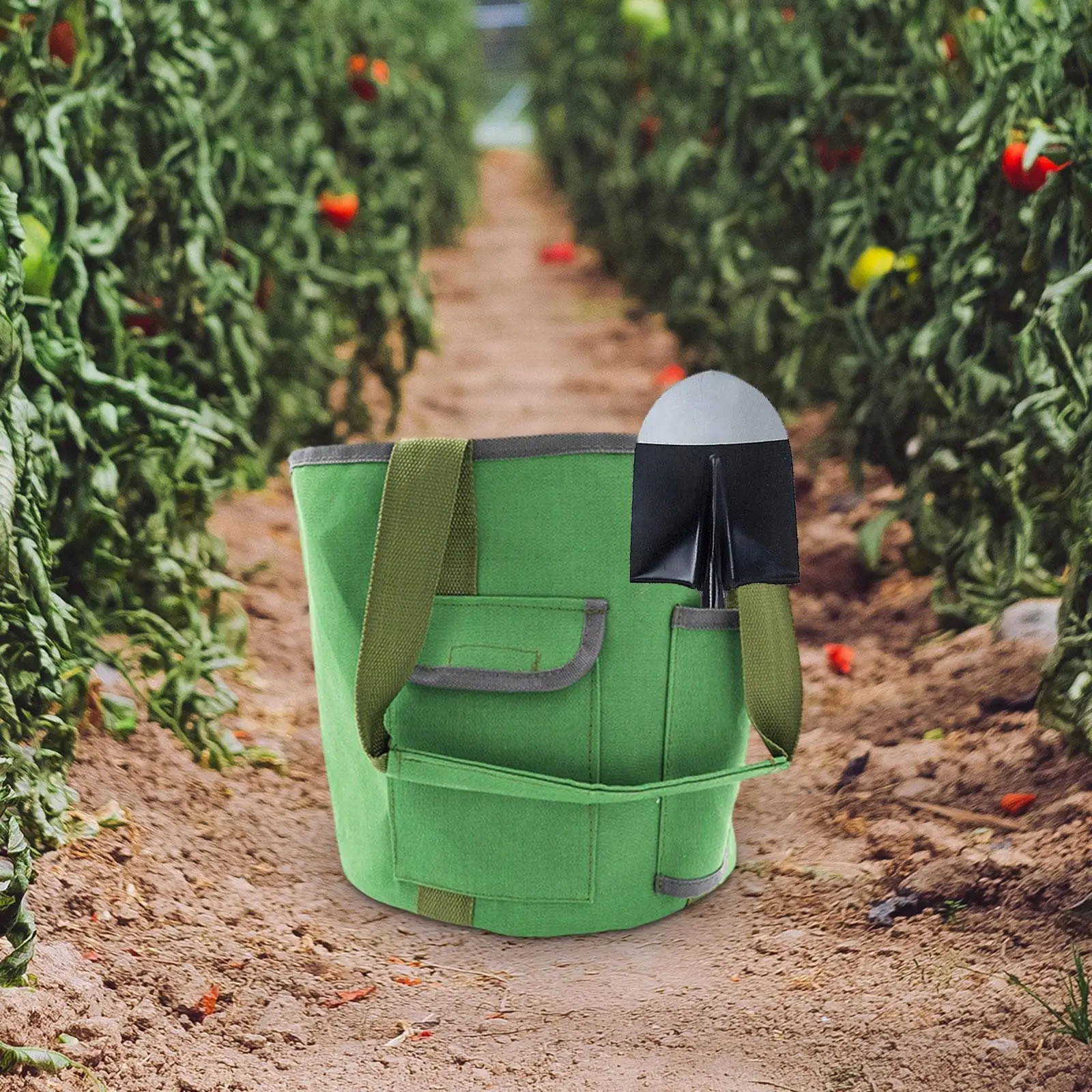 Garden Tool Bag Multifunctional for Outdoor Picnic Camping with Pockets Gardening Tool Bag Storage Bucket Gardening Storage Tote