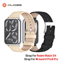 Mi Band 8 Pro Strap For Xiaomi Band 9 Pro Leather Strap For Redmi Watch 4 Wristband For Redmi Watch 5 Correa Accessories