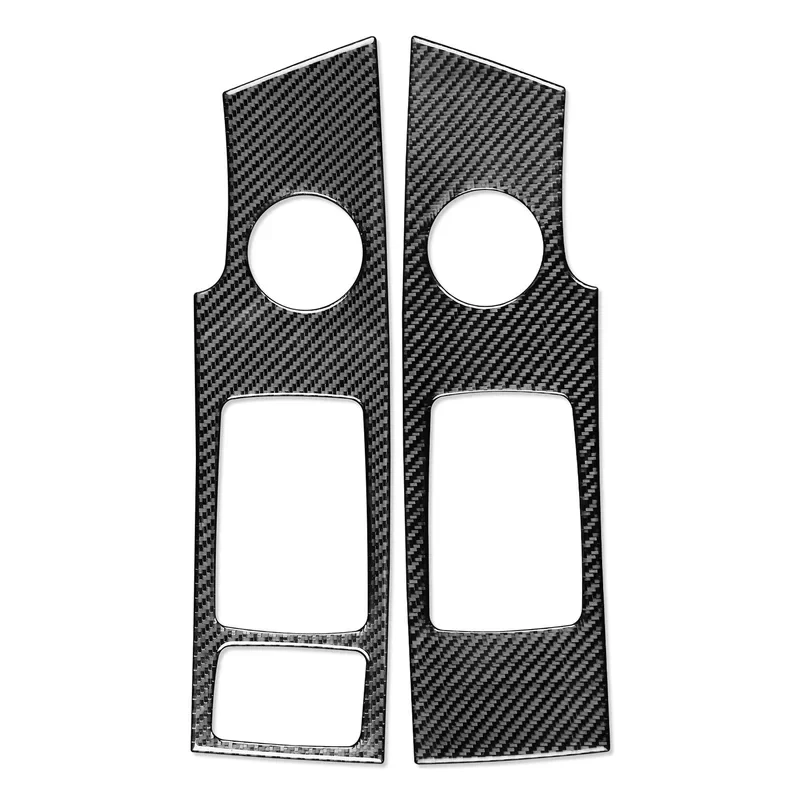 

Аксессуары для салона автомобиля, боковая панель из углеродного волокна для вентиляционного отверстия автомобиля, отделка панели для Honda CRV CR-V 2007 2008 2009 2010