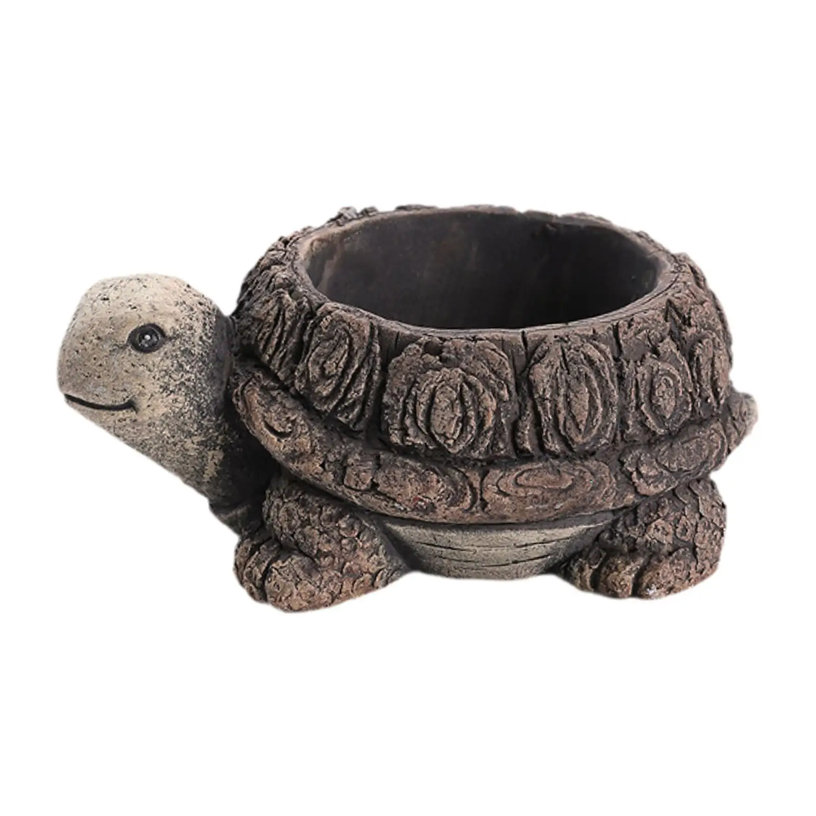 Animal Planter Pot Bonsai Pot Artwork Table Centerpiece Cement Decorative Animal Flower Pot for Hotel Garden Yard Gift Cabinet