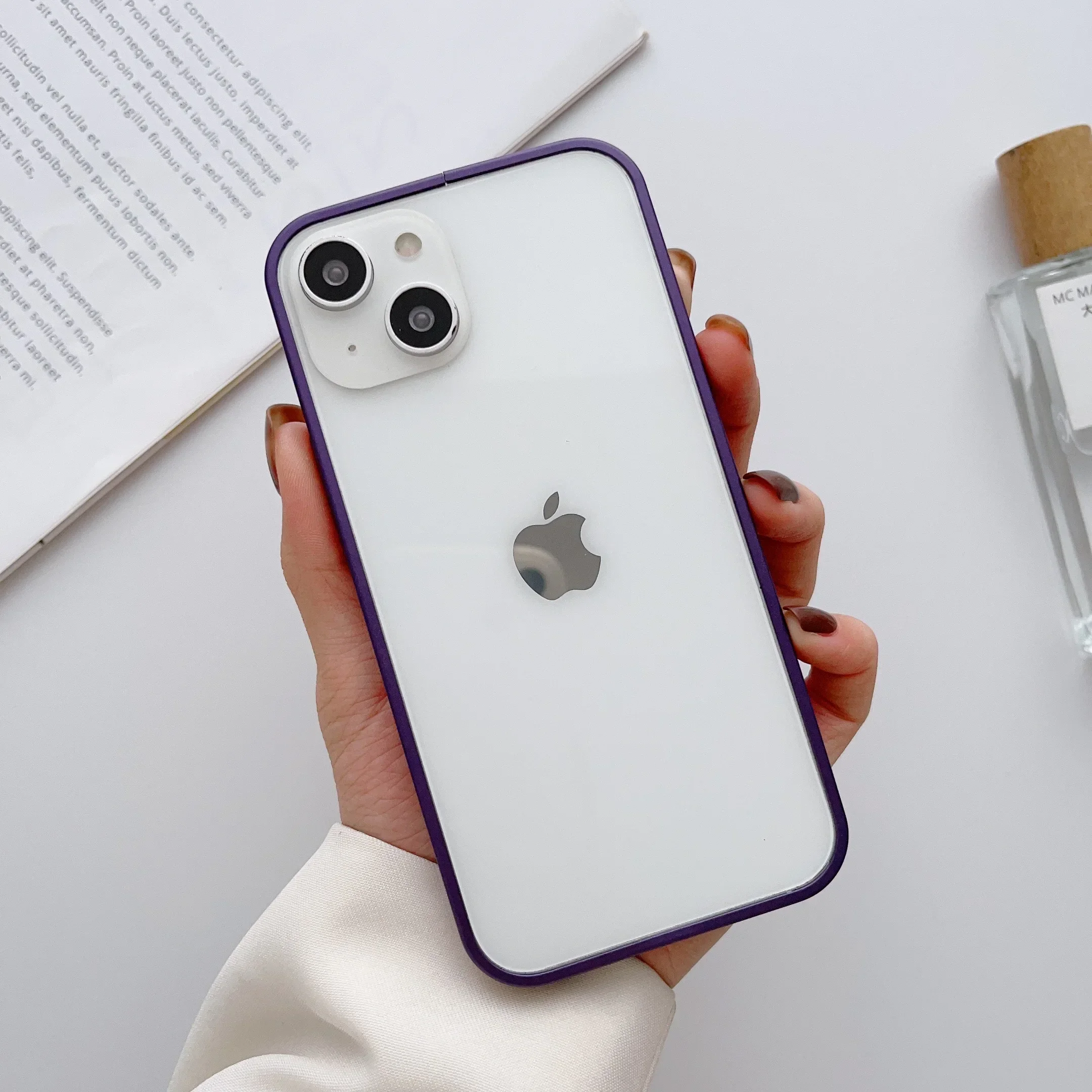 Lightweight Aluminium Alloy Bumper Case For iPhone 15 14 Plus 13 12 Mini Pro Max Metal Edge Frame Cover K04