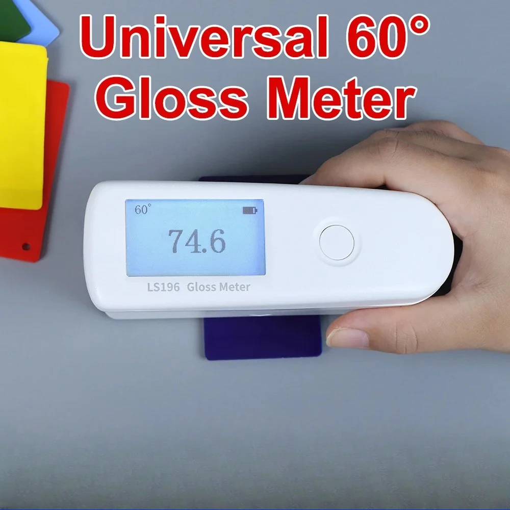 RTS LS196 60 Angle 1000GU Surface Glossy Meter Plastic Tile Paint Marble Stone Gloss Meter Glossmeter