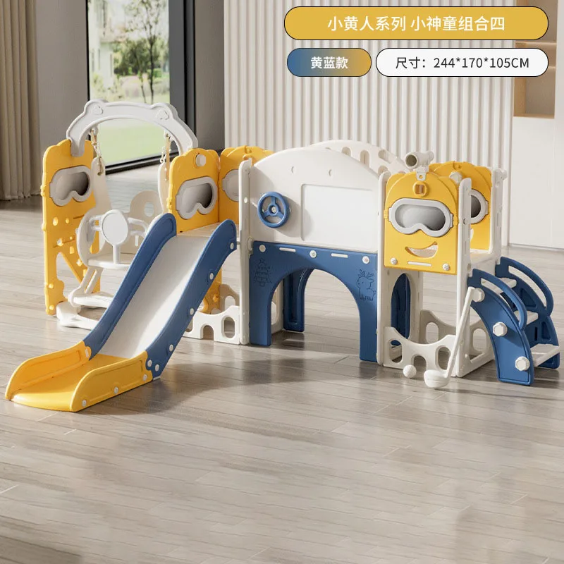 Indoor Slide Set for Home Use Baby Toddler Toy for Ages 0–6 Children Slide Set with Small Climbing Frame Sturdy Foldable Storage