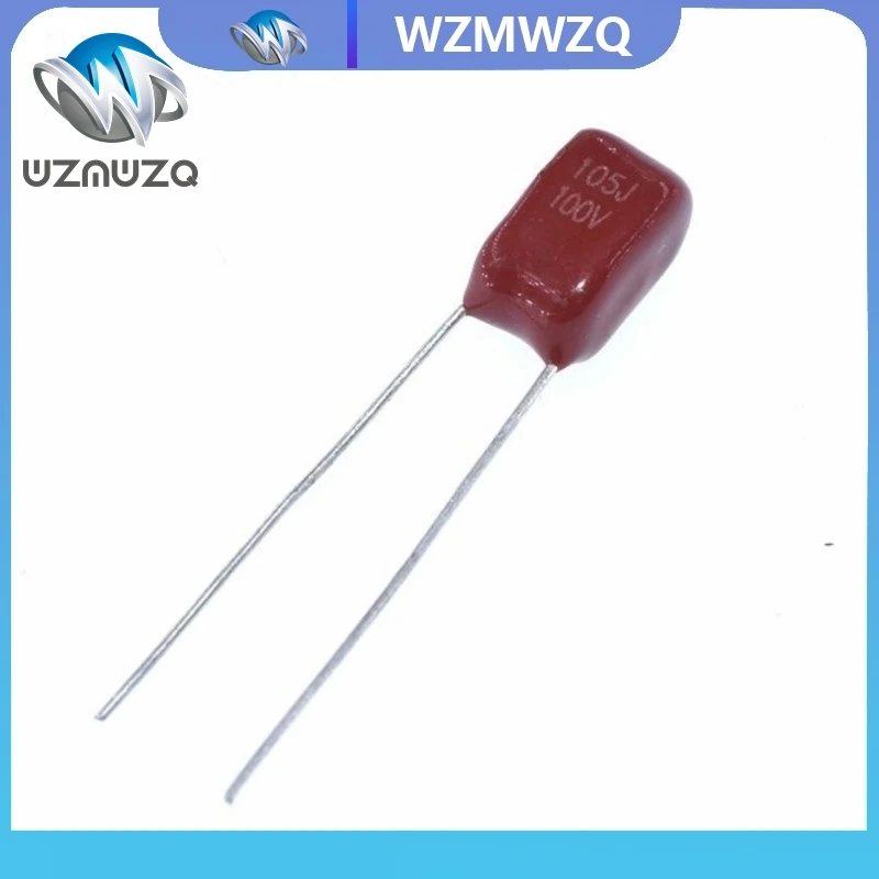 100PCS 100V 101J 102J 103J 104J 105J 222J 223J 472J 473J 221 0.01 미크로포맷 0.1 미크로포맷 1 미크로포맷 1NF 2.2NF 4.7NF 10NF 100PF P=5MM CBB 커패시터 P5