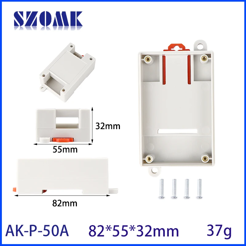 Din السكك الحديدية الضميمة مشروع إلكتروني ، Plc كابل تقاطع مربع ، الفاصل جبل موصل القضية ، في الهواء الطلق أسود مربع ثنائي بي سي